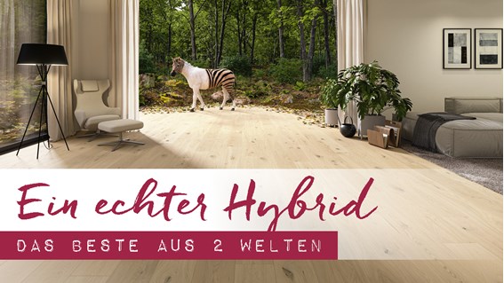 Hywood - der hochbeständige Echtholz-Hybridboden