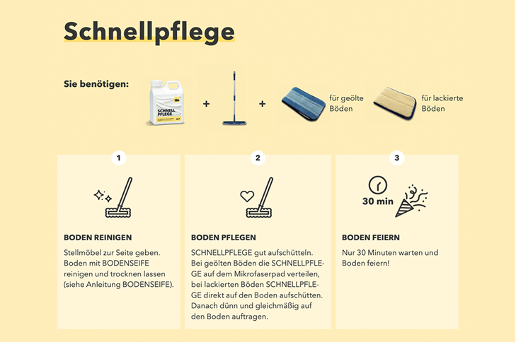 Tilo Schnellpflege für geölte und lackierte Böden 1 Liter 4